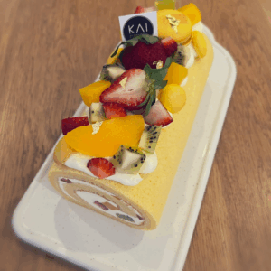 Mixed Fruits Roll Cake