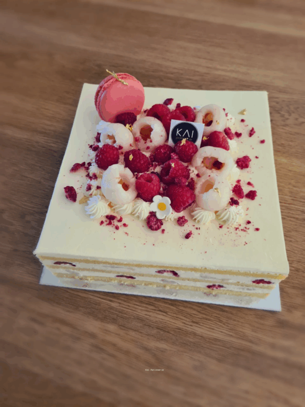 Ispahan Japanese Shortcake