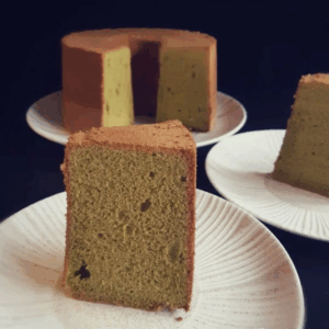 Japanese Matcha Chiffon Cake