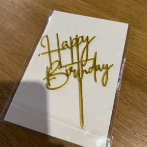 Happy Birthday Cake Topper
