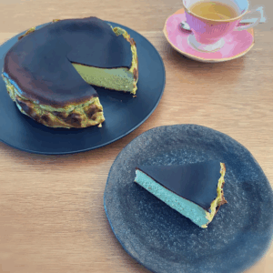 Basque Burnt Cheesecake - Japanese Matcha