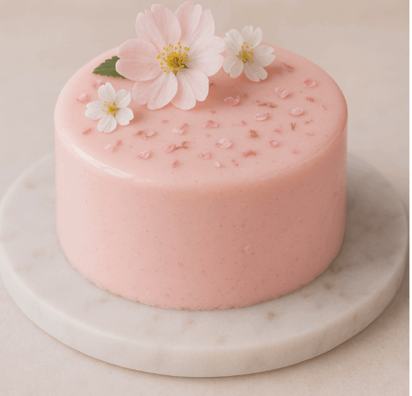 Sakura Cloud Mousse Cake